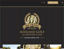Tablet Screenshot of midlandgolfcc.com